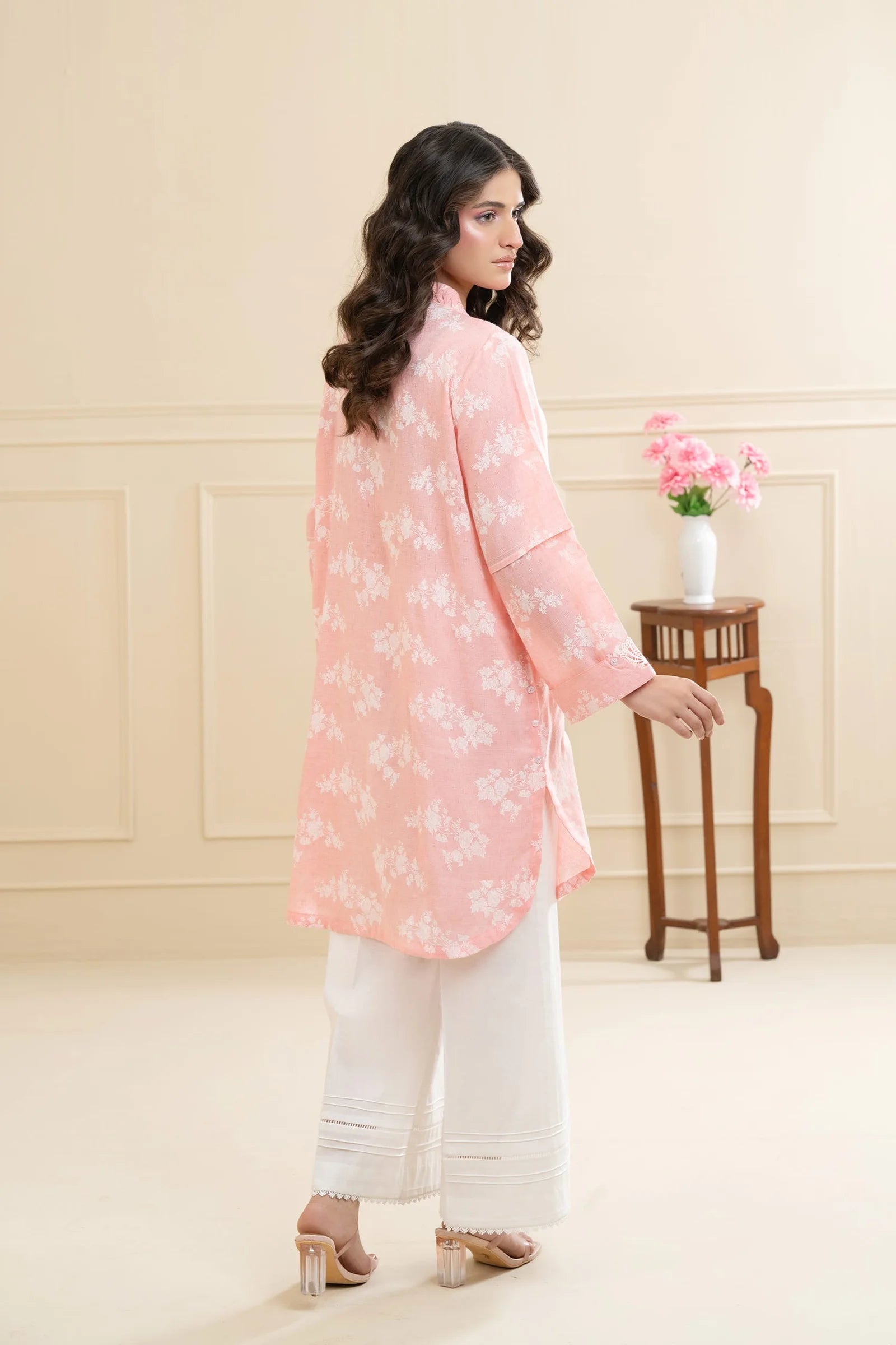 Pink Poise Lawn Fabric